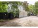 Spacious two-car garage with ample driveway space and access to a fenced yard at 74 Hospitality St, Mount Pleasant, SC 29464