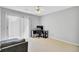 Bedroom with fan and sliding glass door, furnished with a desk and chair at 103 Greencastle Dr, Goose Creek, SC 29445