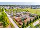 Aerial view of a neighborhood playground with walking paths and green space at 1044 Scotch Bonnet Way, Summerville, SC 29485