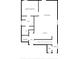 Detailed floorplan showcasing the layout of the primary bedroom, living room, and kitchen at 118 Lagoona Dr, Summerville, SC 29483