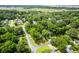 Expansive aerial view of a neighborhood surrounded by lush greenery and a winding river at 1203 Forestwood Dr, Charleston, SC 29407