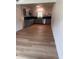 Modern kitchen with gray cabinets, black subway tile backsplash, and stainless steel appliances at 1229 Winston St, Charleston, SC 29407