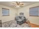 Cozy living room featuring neutral paint, a ceiling fan, and stylish furnishings at 133 Axtell Dr, Summerville, SC 29485