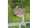 Overhead view of a well-maintained home with manicured lawns and a private driveway at 1343 Headquarters Plantation Dr, Johns Island, SC 29455