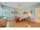 Bedroom featuring a bed, desk, chest, and hardwood floors at 1343 Headquarters Plantation Dr, Johns Island, SC 29455