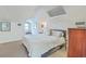 Bedroom with skylight, bed, carpet, and private bathroom at 1343 Headquarters Plantation Dr, Johns Island, SC 29455