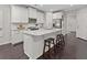 Spacious kitchen boasts a large center island with counter seating, perfect for entertaining at 1460 Oldenburg Dr, Mount Pleasant, SC 29429