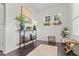 Bright living room with stylish decor, hardwood floors, and lots of natural light at 1460 Oldenburg Dr, Mount Pleasant, SC 29429