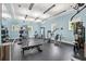 Well-equipped fitness center with modern exercise machines, weights, and ample workout space at 1582 Prince Edward St, Mount Pleasant, SC 29466