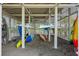 Kayaks and storage area for outdoor recreation equipment in a sheltered structure at 1582 Prince Edward St, Mount Pleasant, SC 29466