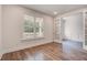 Well lit office space with hardwood floors and glass paneled french doors at 1619 Cultivation Ln, Mount Pleasant, SC 29466