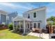 Backyard featuring outdoor dining, grill, and screened in porch at 1666 Sparkleberry Ln, Johns Island, SC 29455