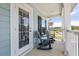 Inviting porch with comfortable chairs, perfect for relaxing outdoors at 1666 Sparkleberry Ln, Johns Island, SC 29455