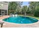 Beautiful backyard pool area with a patio and outdoor seating, great for relaxation and fun at 1728 Wellstead St, Mount Pleasant, SC 29466