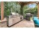 Spacious outdoor kitchen with stainless steel grill and ample counter space for cooking at 1728 Wellstead St, Mount Pleasant, SC 29466