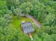 Aerial view of a well-maintained property with green landscape, featuring a modern residence at 196 Dogwood Ridge Rd, Summerville, SC 29485