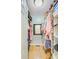 Walk-in closet features wood floors and organized shelving for clothes and storage at 196 Dogwood Ridge Rd, Summerville, SC 29485