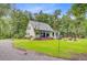 Charming two-story home with a metal roof and inviting front porch, and a spacious front yard at 196 Dogwood Ridge Rd, Summerville, SC 29485