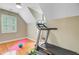 Bright workout room with a treadmill, exercise mat and free weights at 196 Dogwood Ridge Rd, Summerville, SC 29485