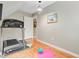 Bright workout room with a treadmill, exercise mat and free weights at 196 Dogwood Ridge Rd, Summerville, SC 29485