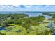Breathtaking aerial of extensive waterways and the bay in this well-wooded area at 215 Hines Dr, Bonneau, SC 29431