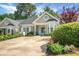 Charming single-story home with well-manicured landscaping and inviting curb appeal on a sunny day at 2438 Hansard Dr, North Charleston, SC 29406