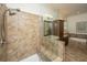 Bathroom featuring a walk-in shower and a soaking tub at 2800 River Vista Way, Mount Pleasant, SC 29466
