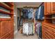 Walk-in closet with custom shelving and ample storage space for organization at 2800 River Vista Way, Mount Pleasant, SC 29466