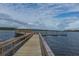 A long wooden fishing pier extends out over the water, offering stunning views and angling opportunities at 2800 River Vista Way, Mount Pleasant, SC 29466