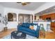 Bright living room featuring an open floor plan, hardwood floors, and modern decor, ideal for comfortable living at 3012 Candela Grove Dr, Charleston, SC 29414