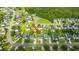 An aerial view pinpoints the property in a mature, wooded neighborhood setting at 311 Aberdeen Cir, Summerville, SC 29483