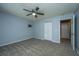 Bedroom featuring a ceiling fan, a TV mount, carpeted floors and a closet at 311 Aberdeen Cir, Summerville, SC 29483