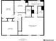 Upstairs floor plan featuring a main bedroom, 3 bedrooms, 2 baths and walk-in closet at 311 Aberdeen Cir, Summerville, SC 29483