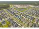 An aerial view shows this home in its neighborhood setting at 330 Ripple Park Dr, Summerville, SC 29486