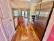 Modern kitchen featuring stainless steel appliances and access to the dining area at 412 Beverly Dr, Summerville, SC 29485