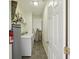 Practical laundry room featuring washer, dryer, and storage solutions at 4601 Apple St, North Charleston, SC 29405