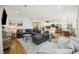 Spacious living room with modern decor, open floor plan, and hardwood floors at 4601 Apple St, North Charleston, SC 29405