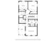 Upstairs floor plan showing 3 bedrooms, 2 bathrooms, a balcony, and a walk-in closet at 5152 Coral Reef Dr, Johns Island, SC 29455