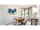 Dining room with stylish chandelier and large picture at 547 Verdi Drive Dr, Summerville, SC 29486