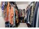 Walk-in closet with hanging racks and shelving provides ample storage space at 7030 Billberry St, Hanahan, SC 29410