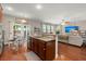 Shows an open kitchen design, with access to breakfast and living areas at 7030 Billberry St, Hanahan, SC 29410