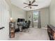 Home office/bedroom features large window, computer setup, and shelving at 7030 Billberry St, Hanahan, SC 29410
