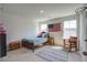 Comfortable bedroom with a window view and playful accents at 7035 Pumpkinseed Dr, Johns Island, SC 29455