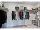 Walk-in closet with built-in shelving and hanging rods for storage at 7035 Pumpkinseed Dr, Johns Island, SC 29455