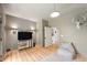 Stylish living room with modern furnishings and decor at 922 Kincade Dr, Mount Pleasant, SC 29464