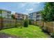 Fenced backyard with grass and trees at 9305 Sweetbay Ct, Ladson, SC 29456
