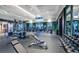 Spacious fitness center featuring state-of-the-art equipment, ample natural light, and a clean, modern design at 99 French Garden Cir, Summerville, SC 29486