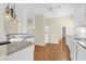 Modern eat-in kitchen features stainless steel appliances, ample counter space, and hardwood floors at 1025 Mathis Ferry Rd, Mount Pleasant, SC 29464