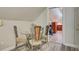 Breakfast nook adjacent to workout room with new vinyl floors and charming design at 107 Kimberwicke Dr, Summerville, SC 29483