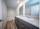 Full bathroom featuring a dual sink vanity and shower-tub combination at 108 Rosefield Ct, Summerville, SC 29485